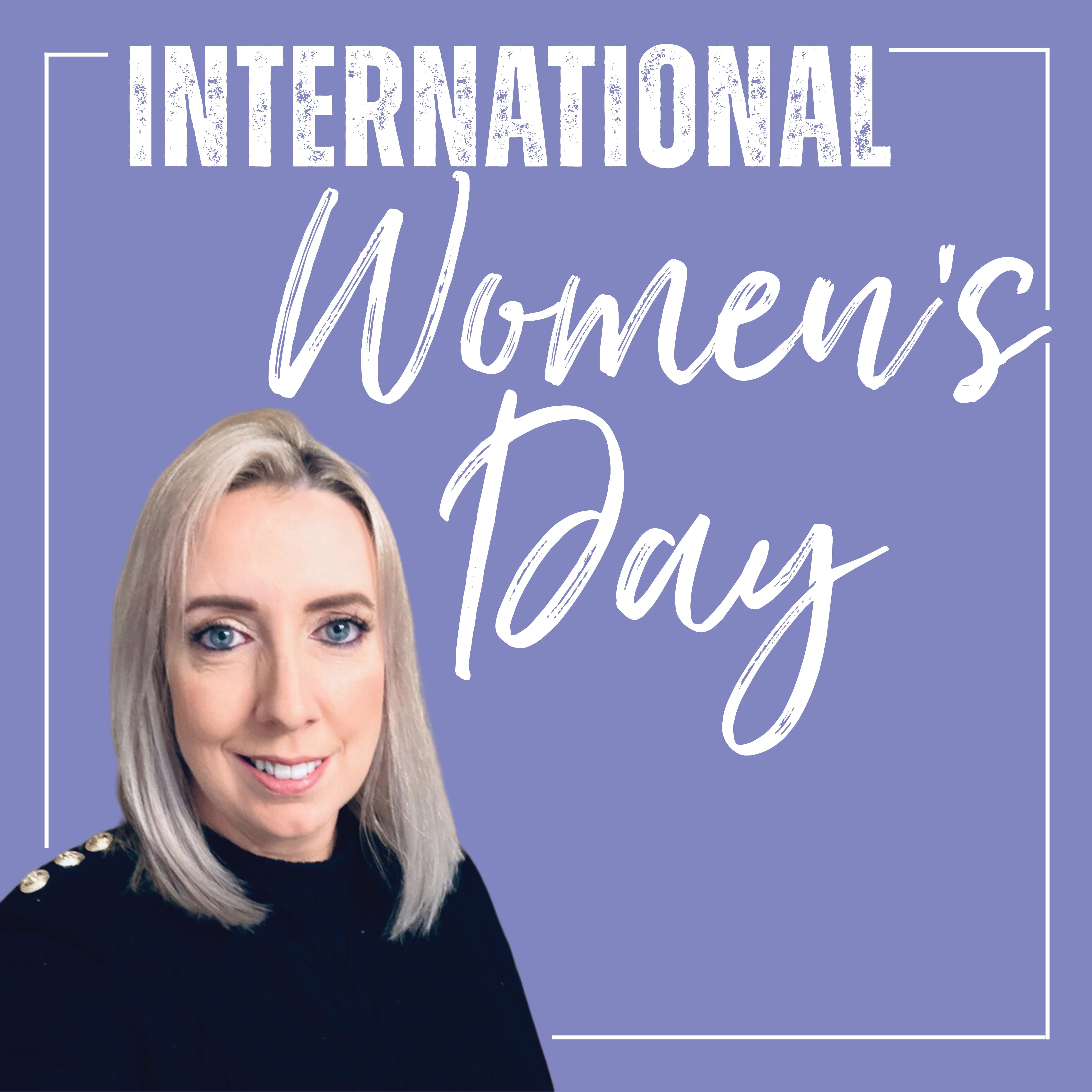 international womens day blog card